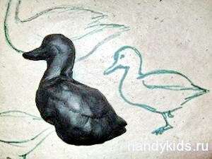 handykids -lessons Лепка Утка