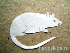 other mice Готовая мышка из бумаги