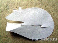 papermouce008 Мышка из бумаги