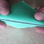 handykids-paper 008 Сгибание бумаги по прямой линии