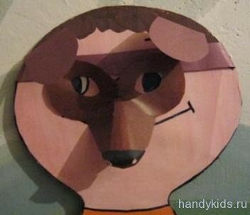 handykids -teache-in11 020 Маска щенка из картона