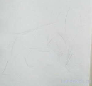 handykidslessons lionking 004 Как рисовать льва поэтапно