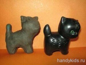 mauke Лепка игрушки котика