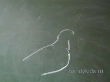 handykids- animal 076 Нарисуем голубя.