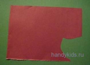handykids lessons different 085 Вырежем силуэт бурого медведя.