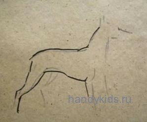 handykids lessons dogs 018 Рисуем собаку.