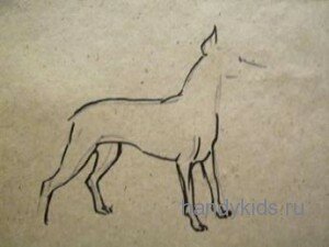 handykids lessons dogs 019 Урок рисования собаки