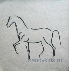 Как нарисовать коня