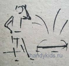 Дед размышляет.