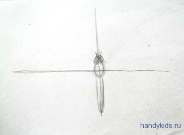 Этапы рисования бабочки